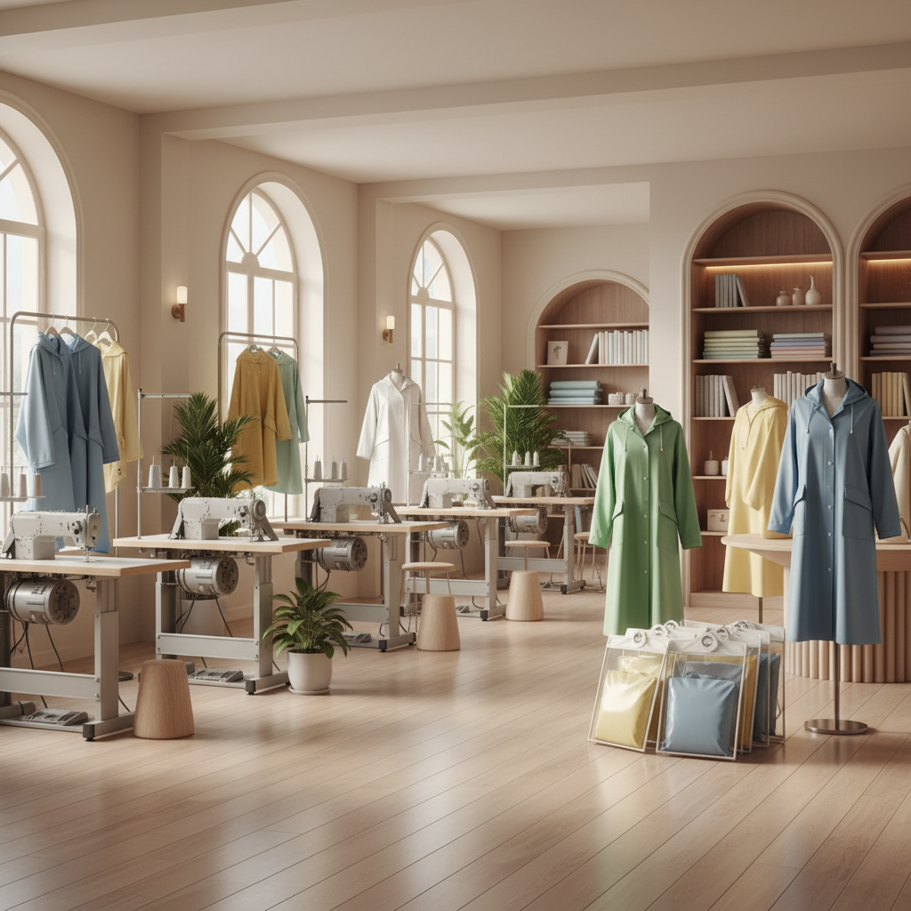 polyurethane raincoat Factory