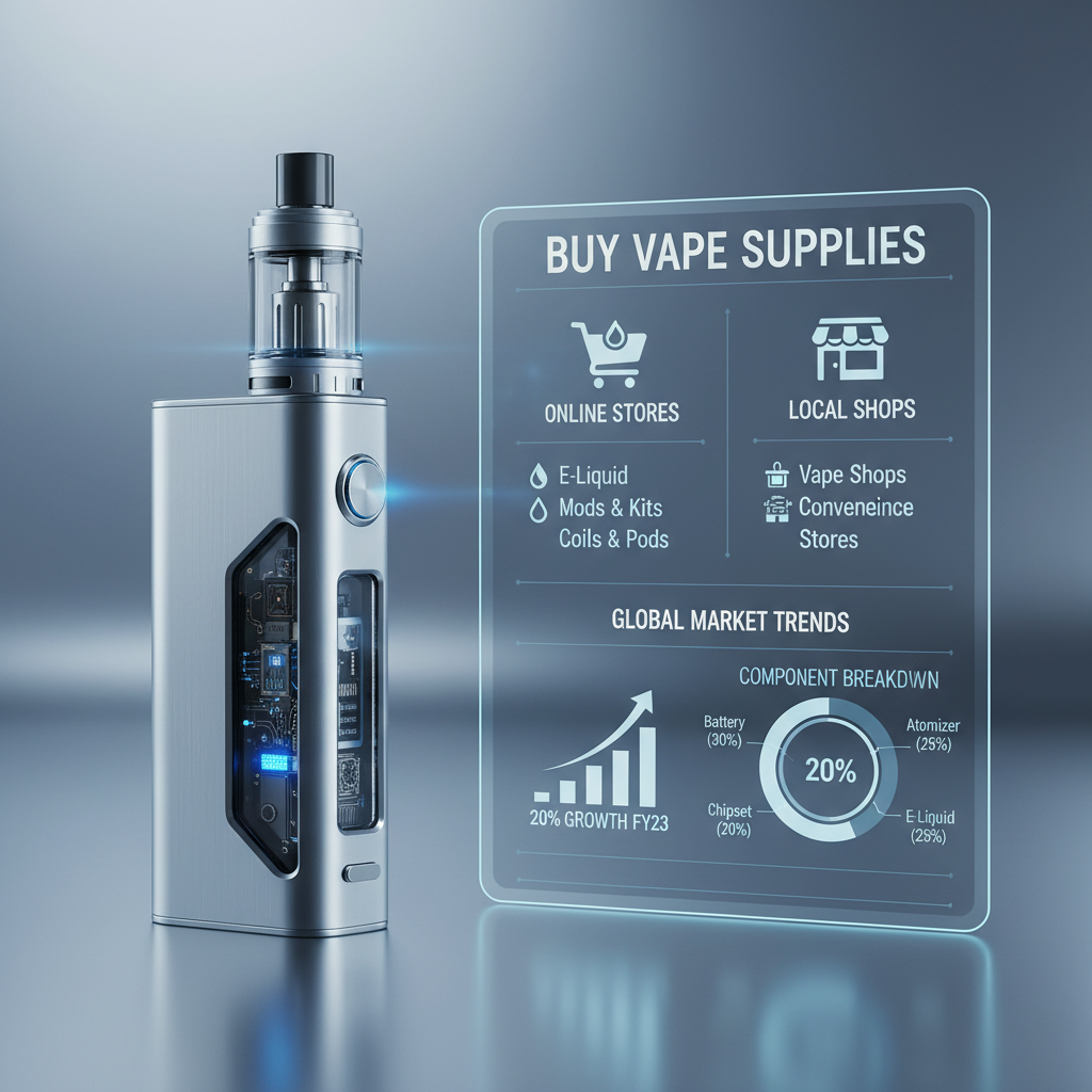 Find and Buy Vape Supplies A Comprehensive Guide to Quality Products