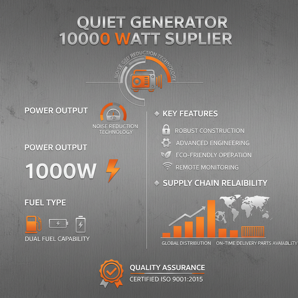 quiet generator 10000 watt Supplier