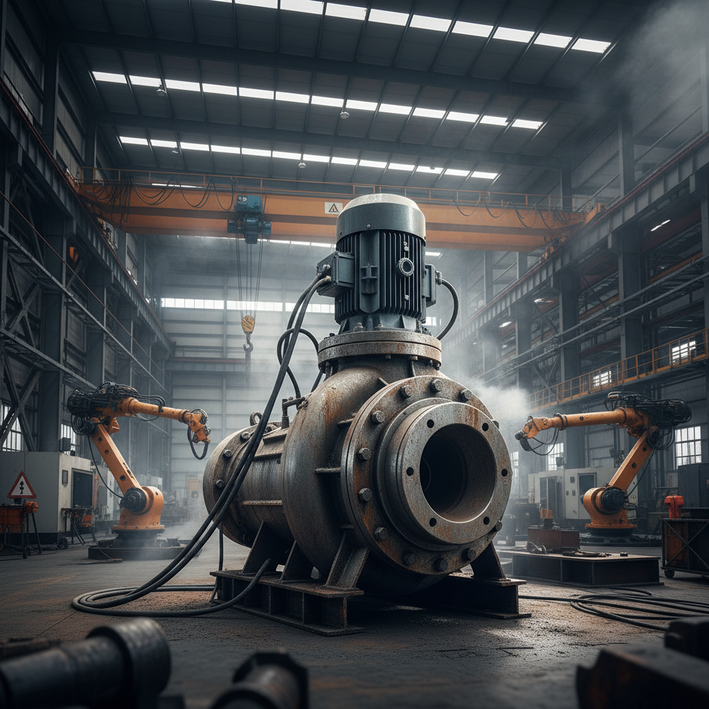 heavy duty submersible slurry pump