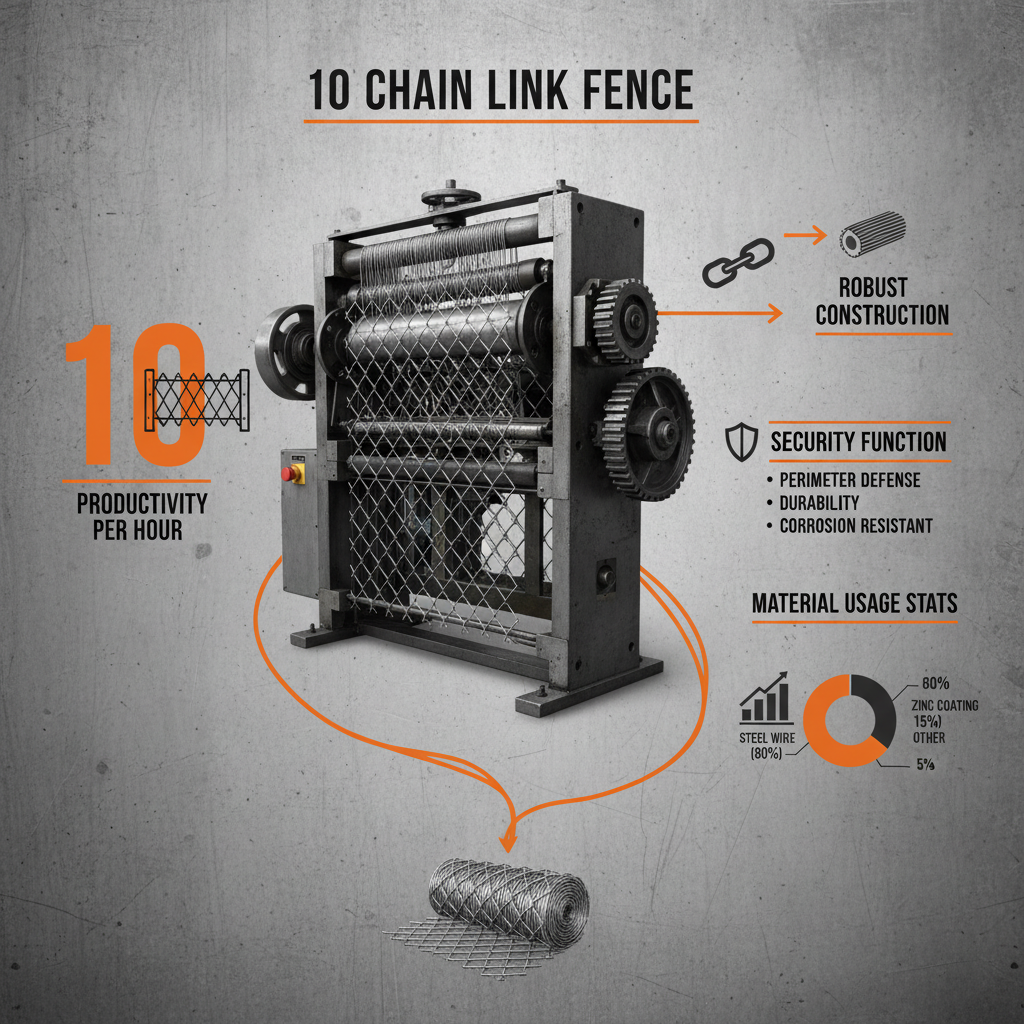 10 chain link fence