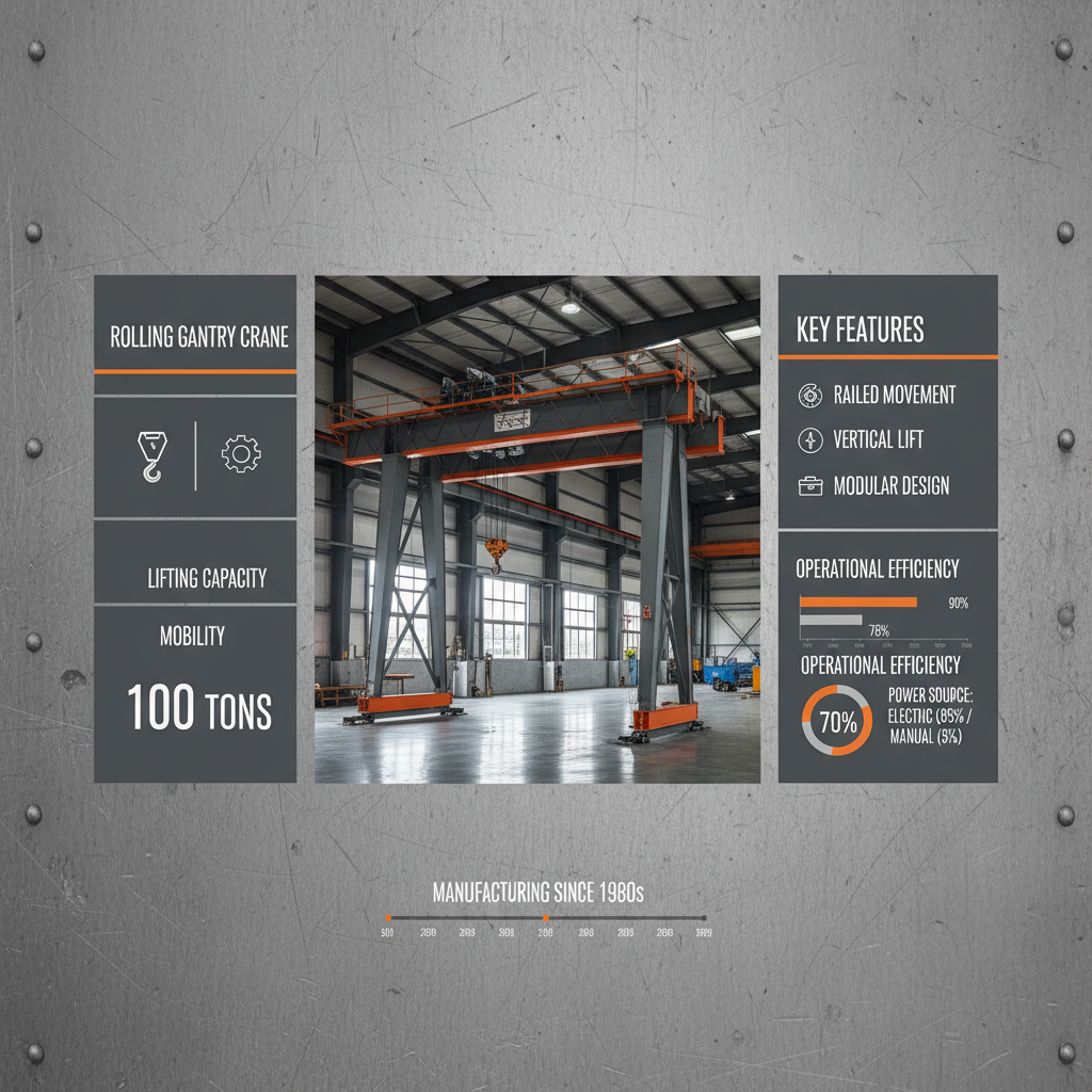 The Versatile Rolling Gantry Crane A Modern Lifting Solution
