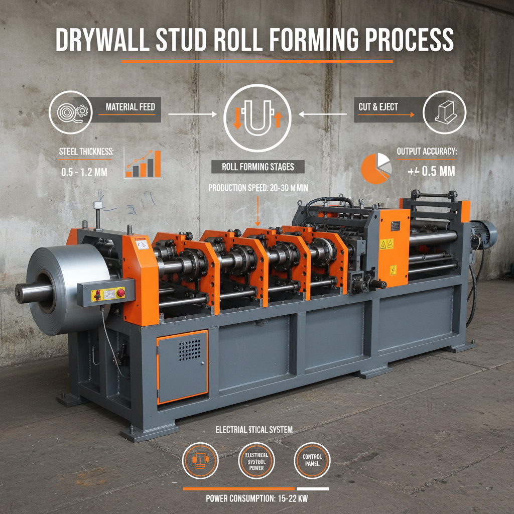 High Efficiency Roll Forming Machine for Perfil Drywall Parante Construction Solutions