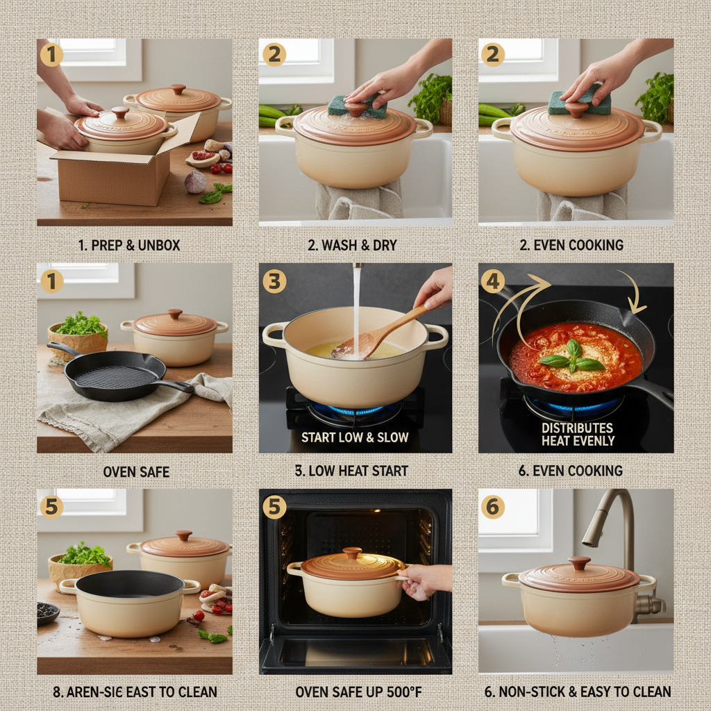 Discover the Enduring Appeal of Enameled Cast Iron Cookware Set