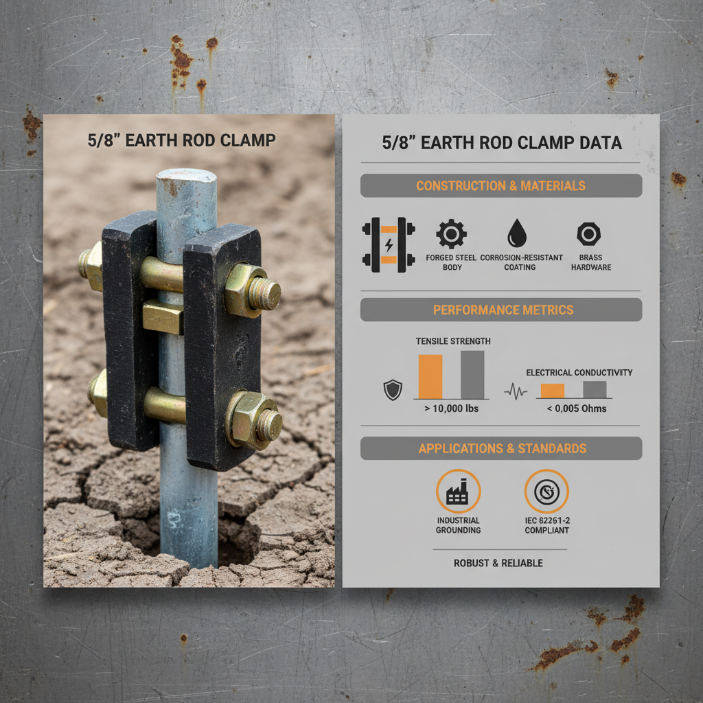 Understanding the Critical Role of a 5 8 Earth Rod Clamp in Grounding Systems