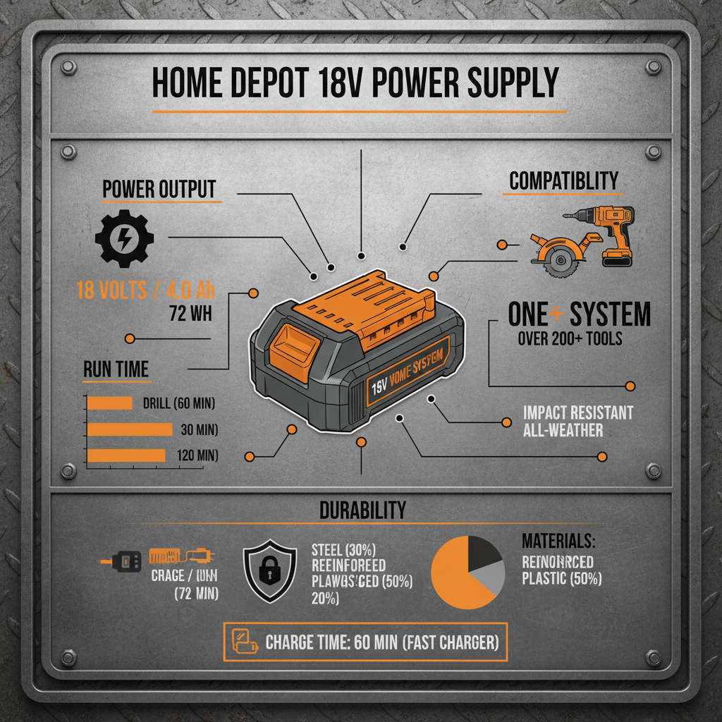 Choosing the Best 18 Volt Power Supply from Home Depot for Your Needs