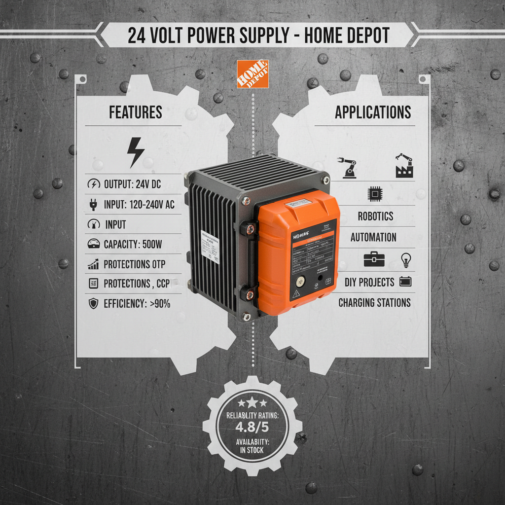 Choosing the Ideal 24 Volt Power Supply from Home Depot for Optimal Performance
