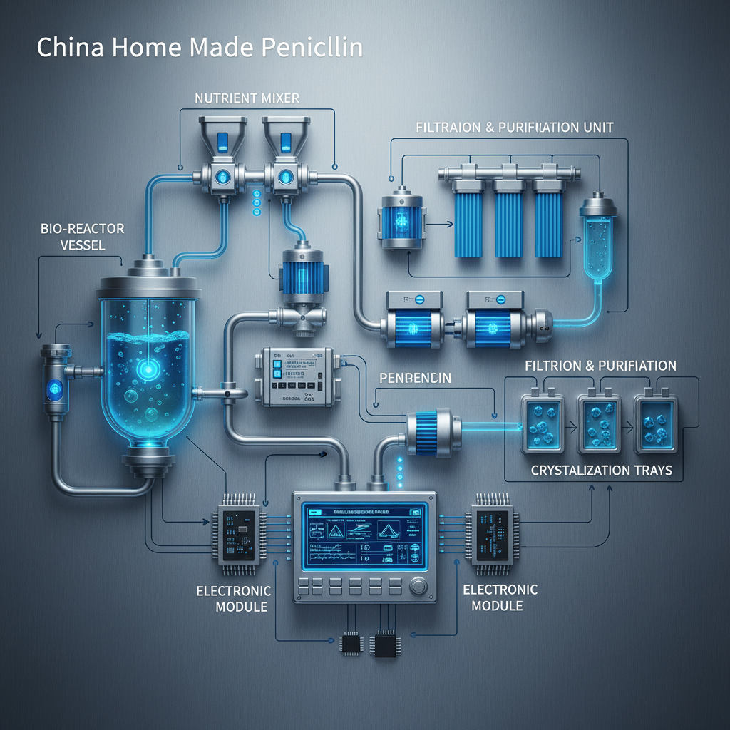 China Home Made Penicillin Production Methods Quality Control and Global Impact