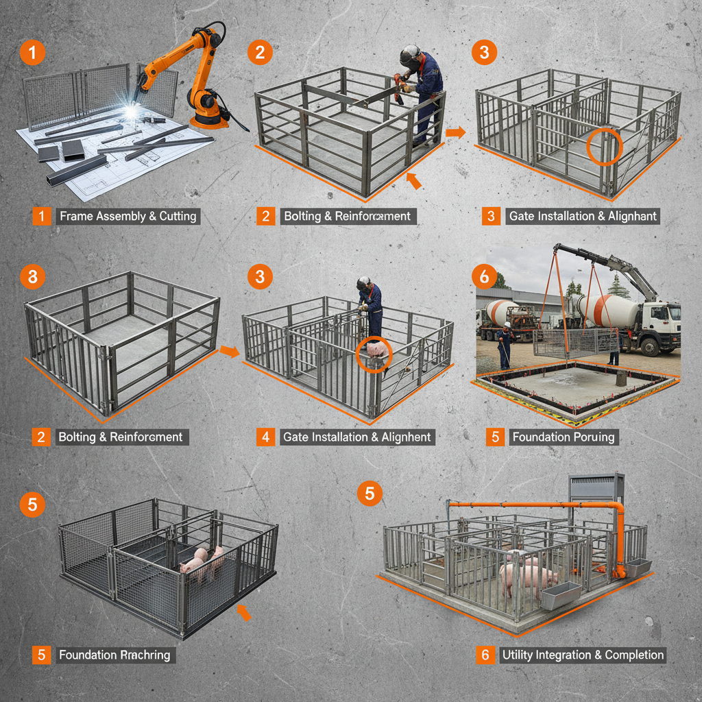 Investing in Durable Pig Pens for Enhanced Animal Welfare and Productivity