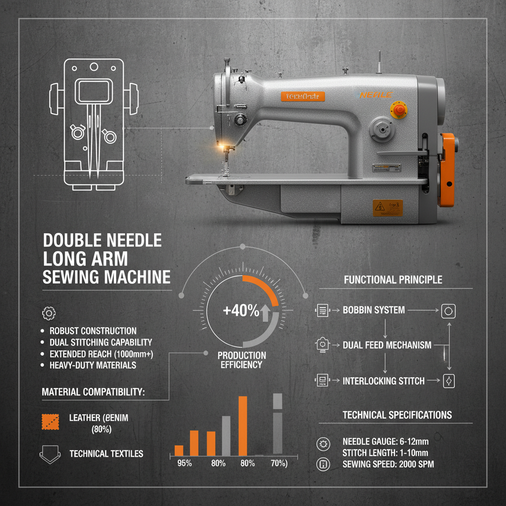 Maximize Stitching Power with a Double Needle Long Arm Sewing Machine