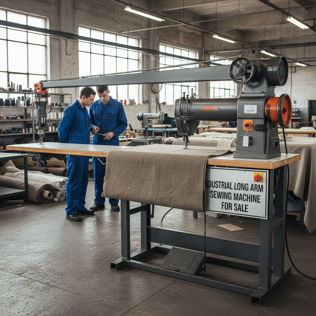 Find The Best Industrial Long Arm Sewing Machine For Sale And Boost Productivity