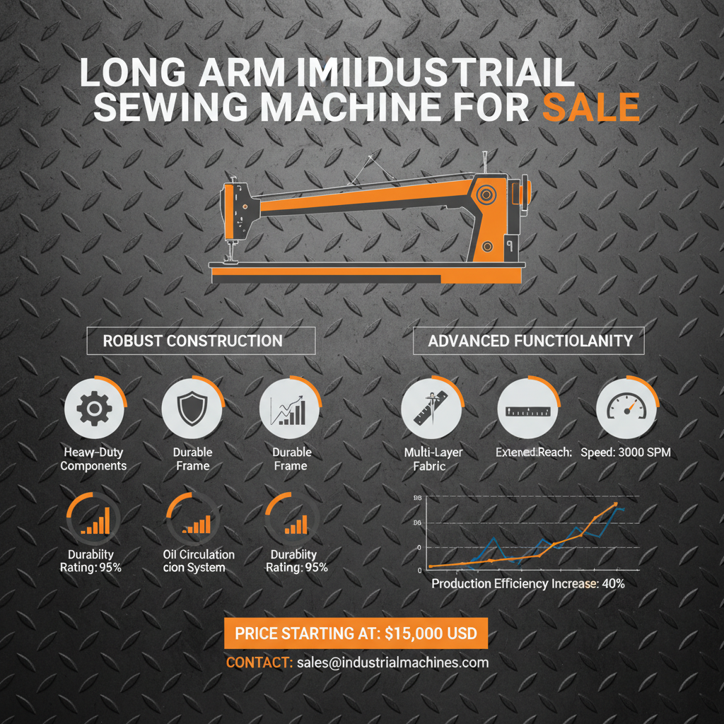Find the Best Long Arm Industrial Sewing Machine for Sale to Boost Productivity