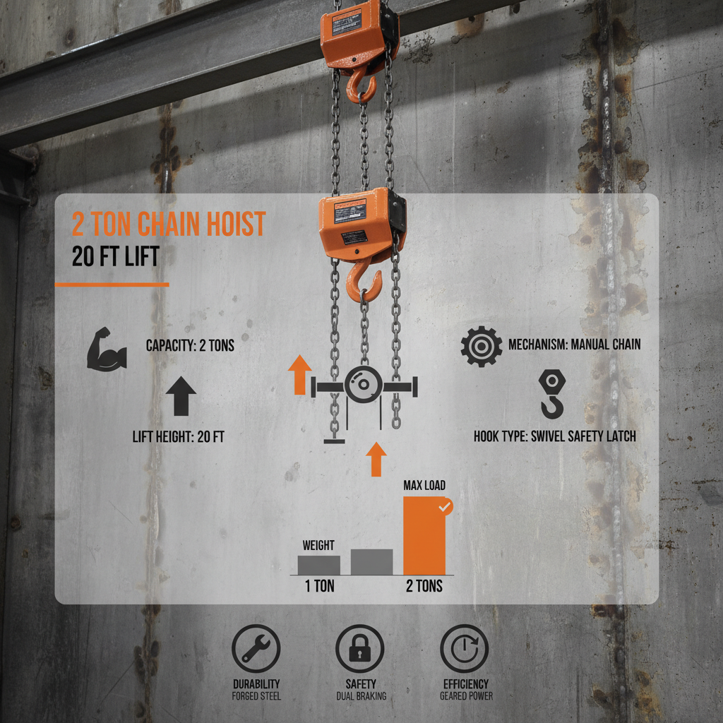 Comprehensive Guide to the 2 Ton Chain Hoist 20 Lift for Efficient Lifting