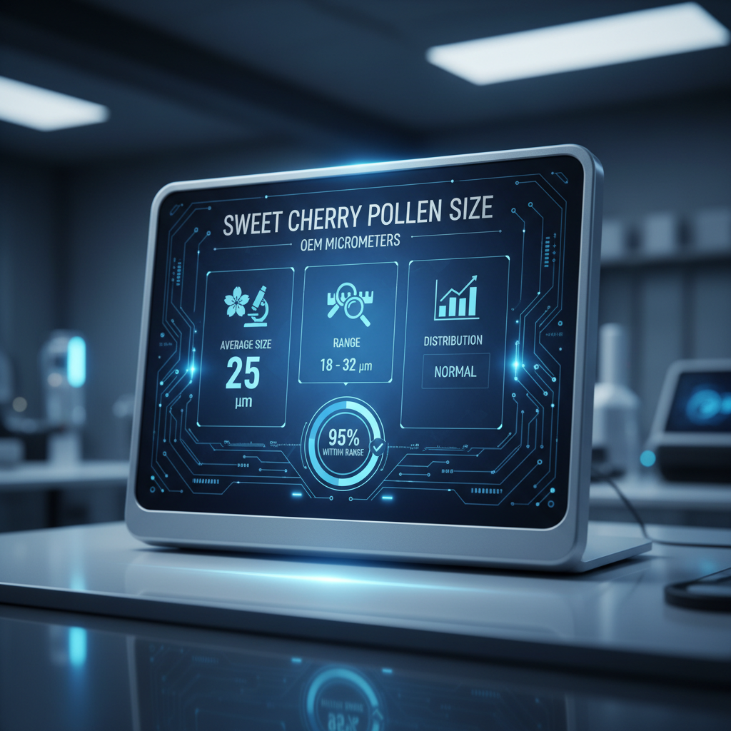 Optimizing OEM Sweet Cherry Pollen Size in Micrometers for Enhanced Product Efficacy