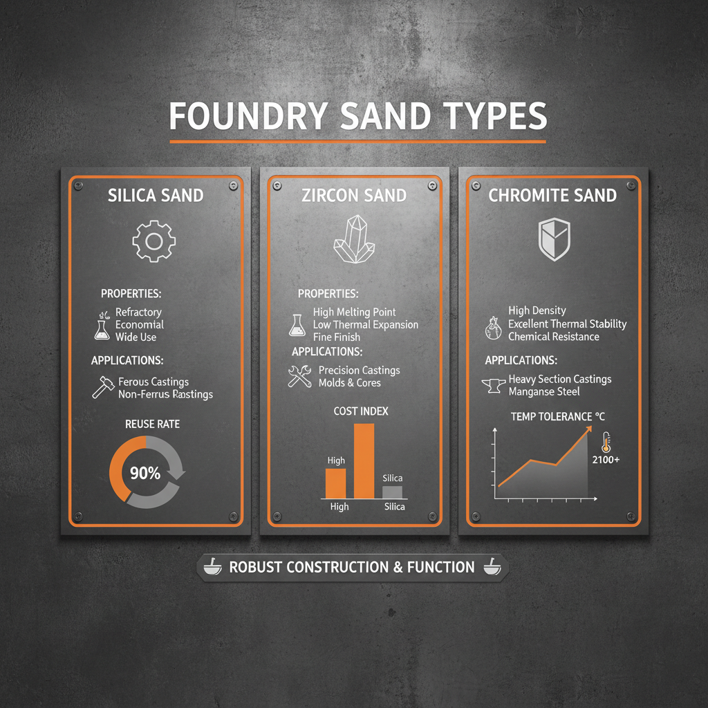 Understanding the Different Types of Sand in Foundry for Metal Casting
