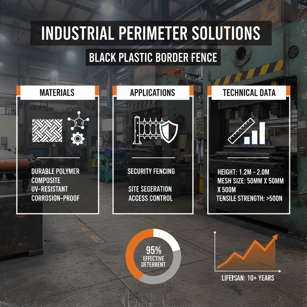 Enhance Your Property with a Durable Black Plastic Border Fence Solution