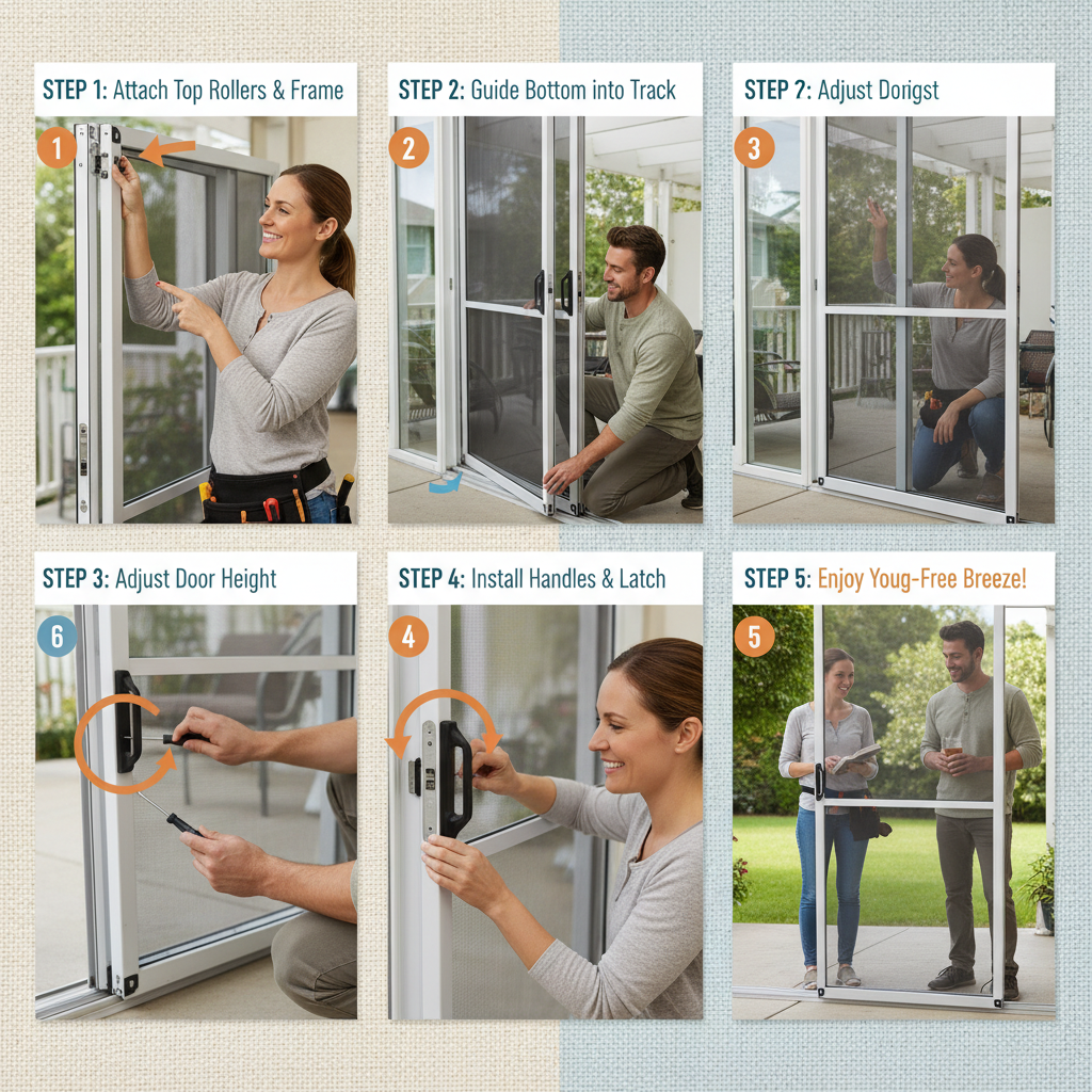 A Detailed Guide to the Installation of Sliding Screen Door for Homeowners