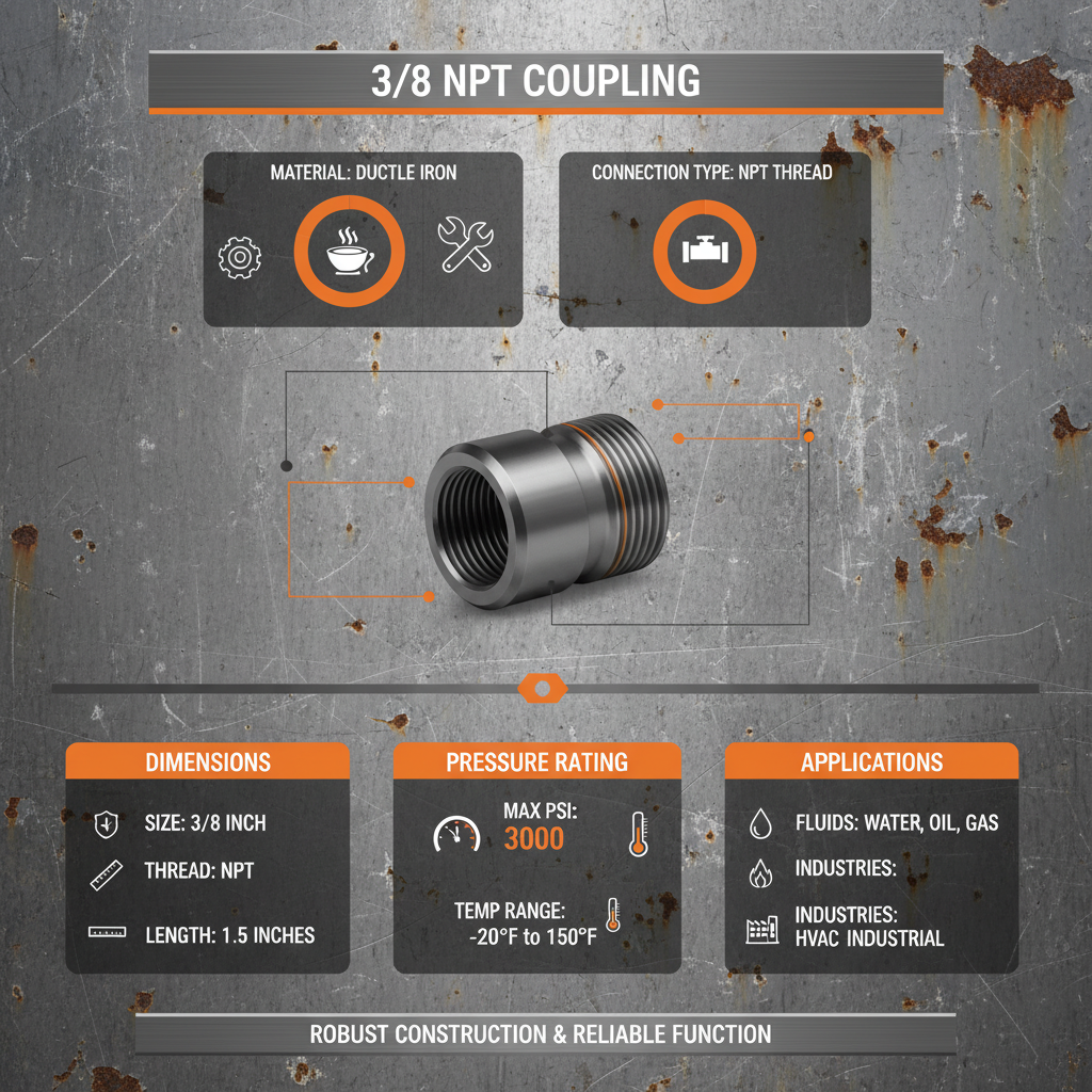 Comprehensive Guide to 3 8 NPT Coupling Selection and Installation