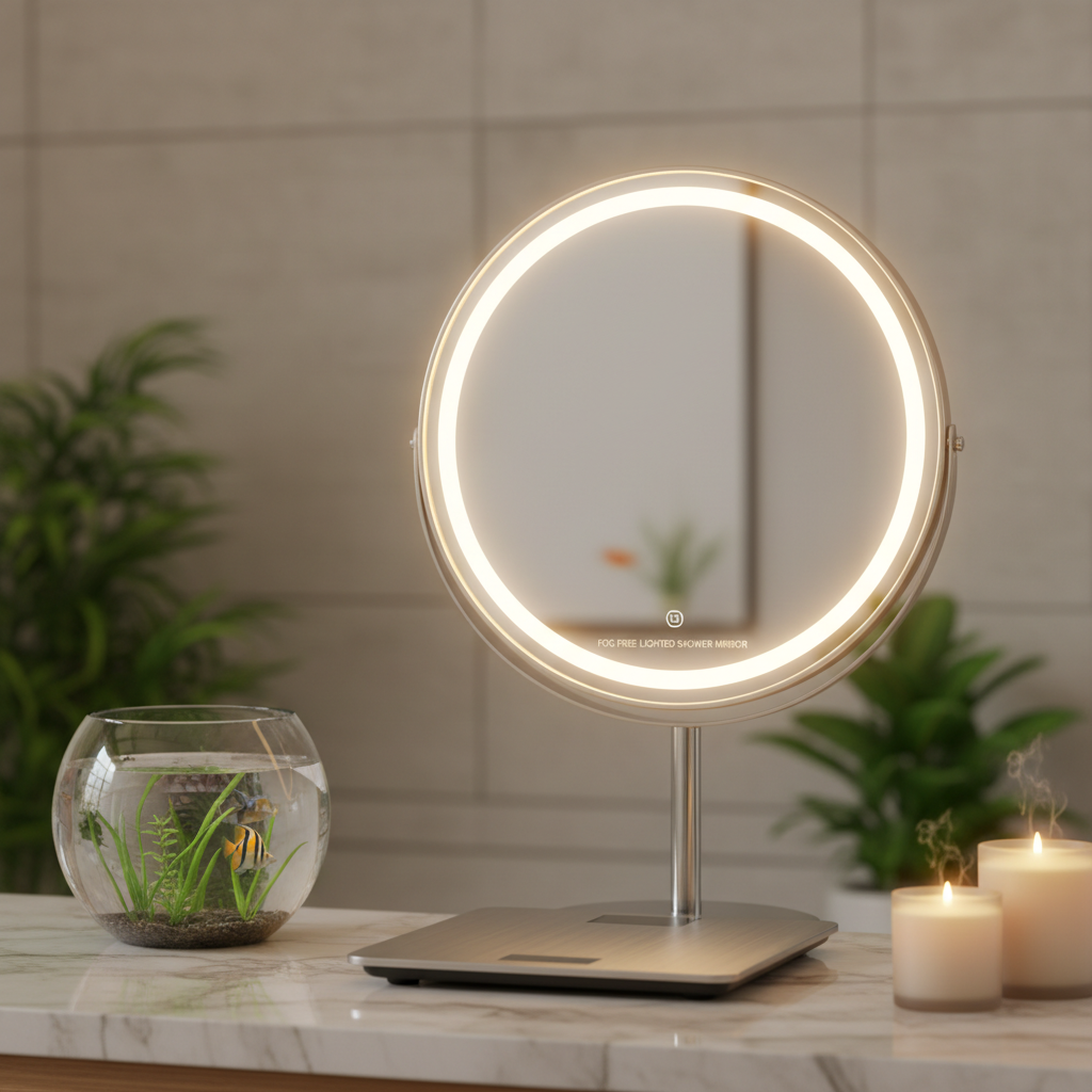 Enhance Your Routine with a Fog Free Lighted Shower Mirror Guide