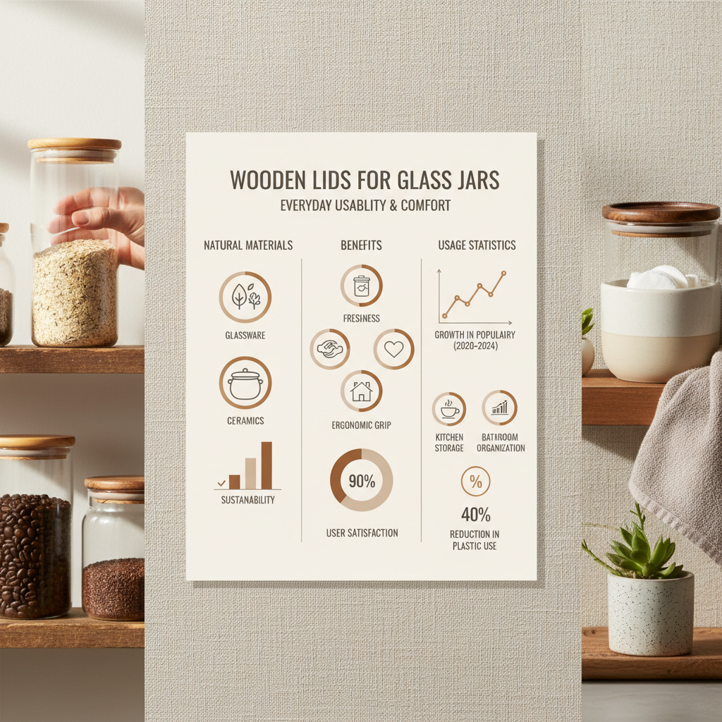 Enhance Product Appeal with Premium Wooden Lids for Glass Jars