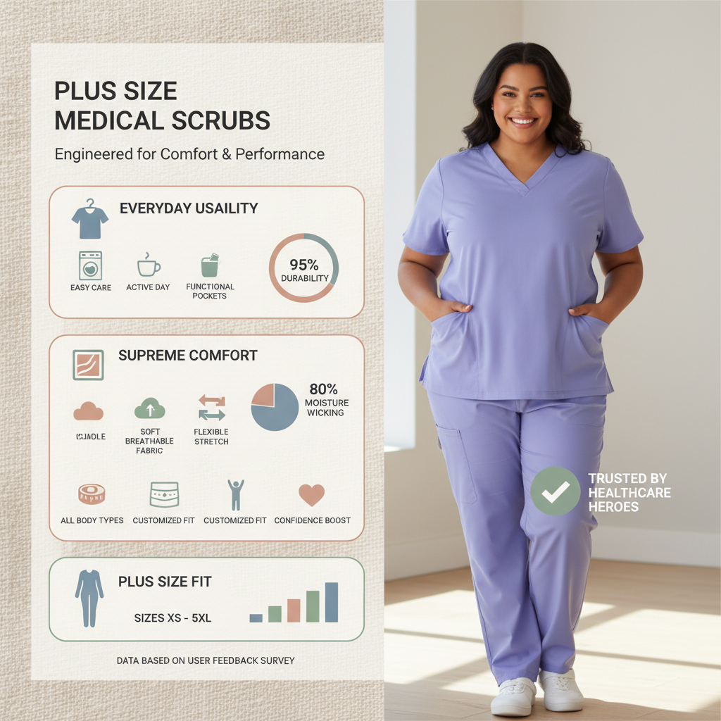 Find Your Perfect Fit with Women's Plus Size Medical Scrubs for Comfort Find Your Perfect Fit with Women's Plus Size Medical Scrubs for Comfort