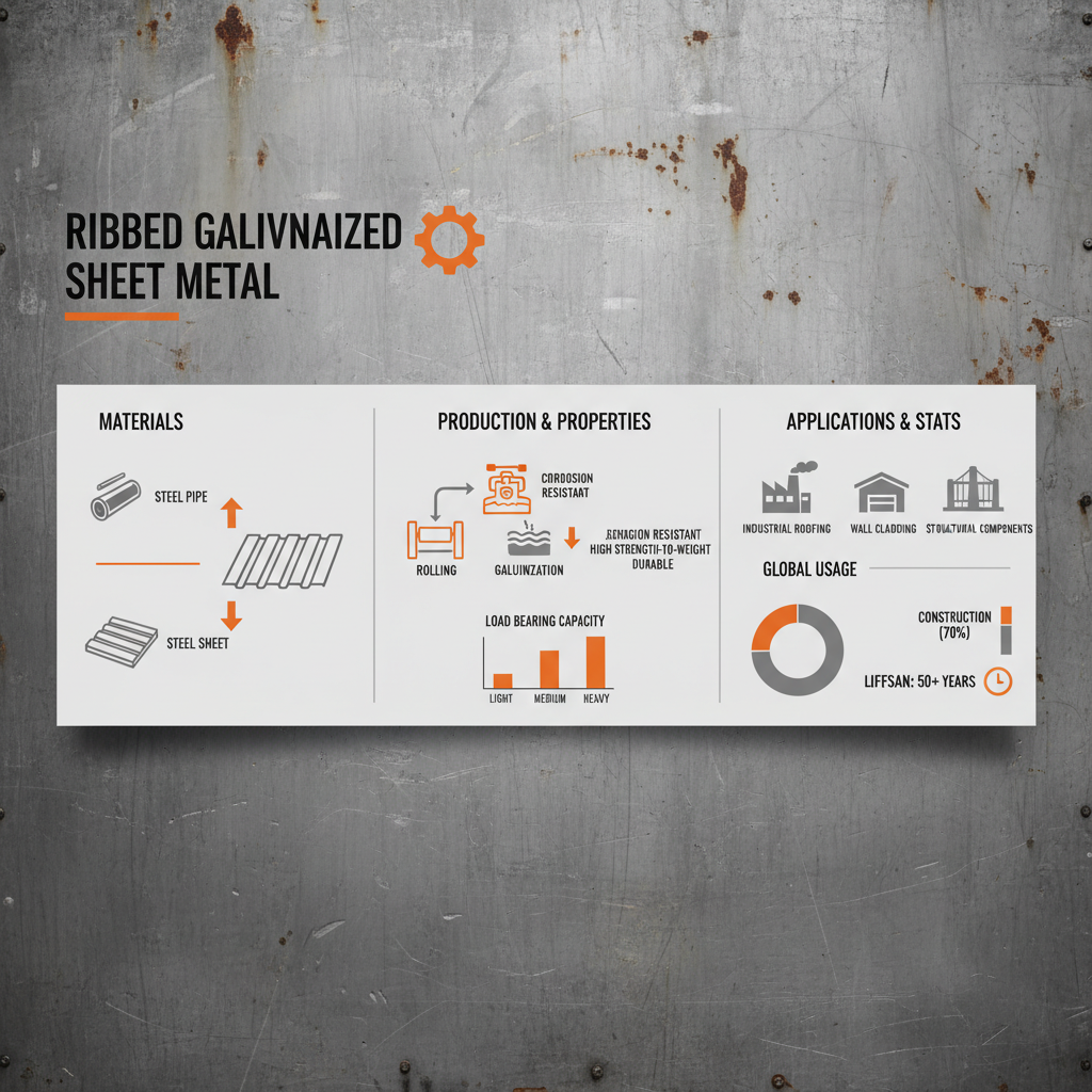 ribbed galvanized sheet metal