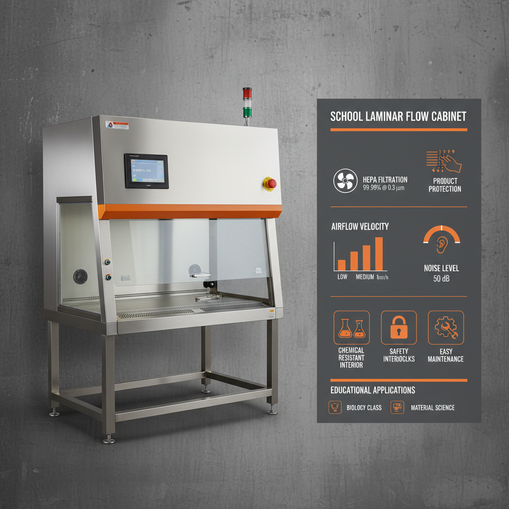 School Laminar Flow Cabinet