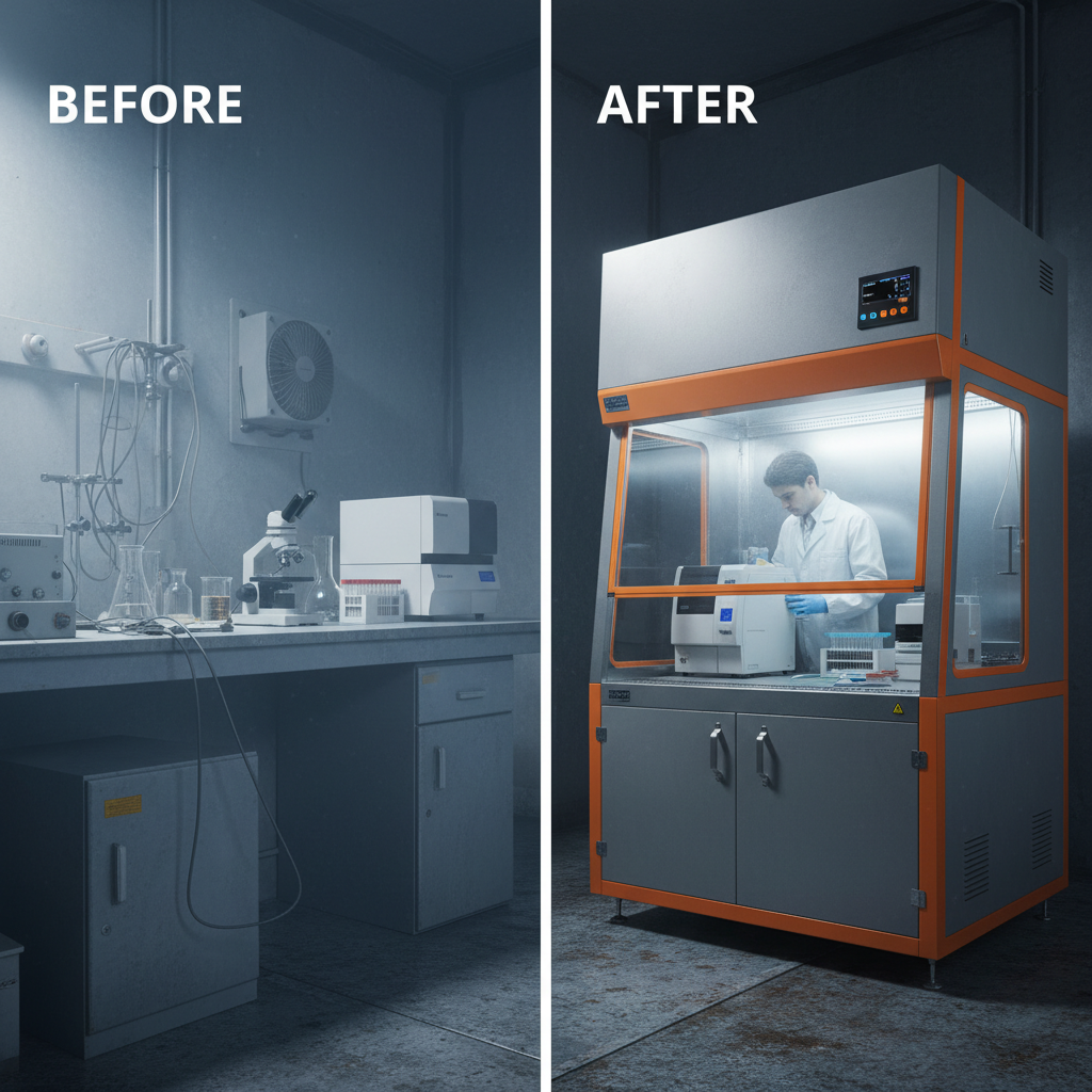 Vertical Type Laminar Flow Cabinet