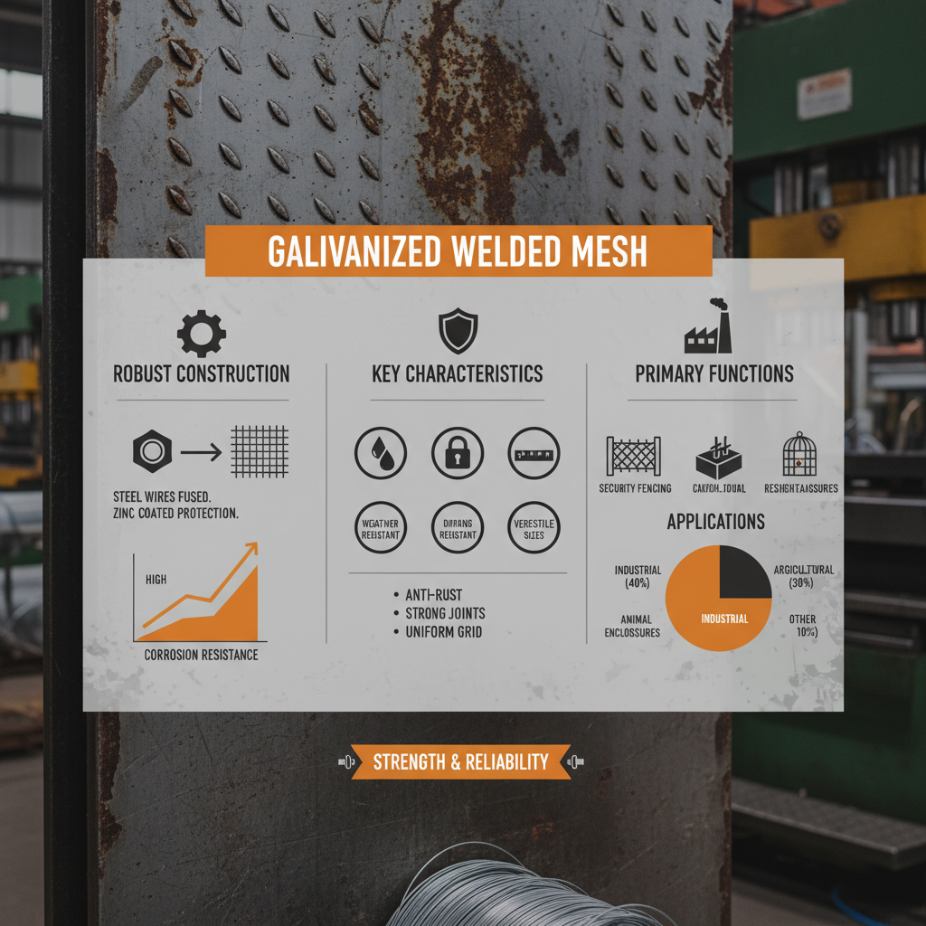 galvanized welded mesh