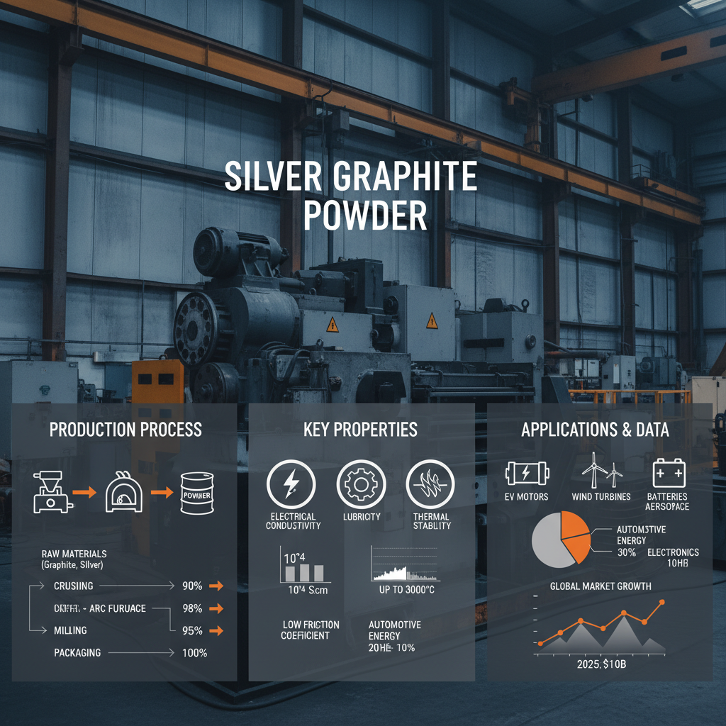 silver graphite powder