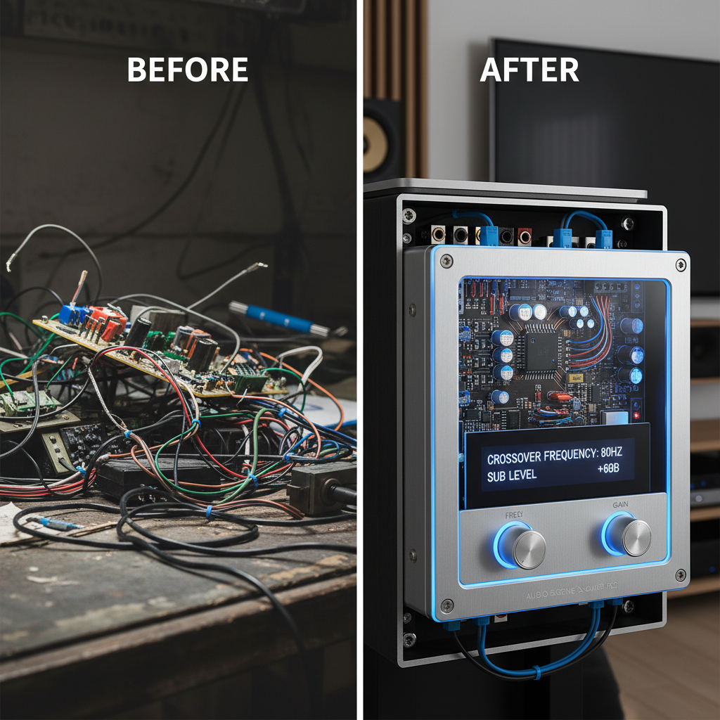 electronic subwoofer crossover