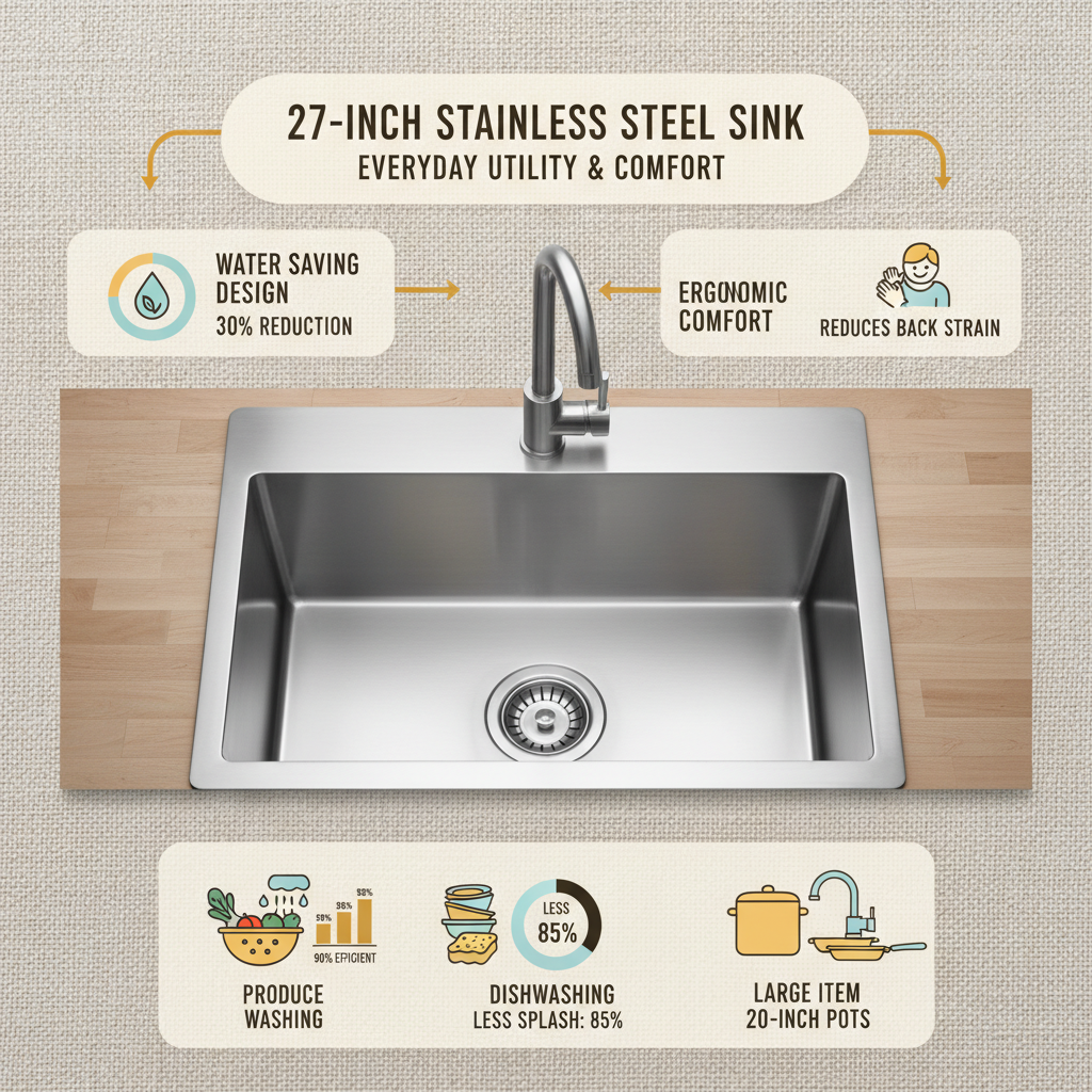 27 inch sink