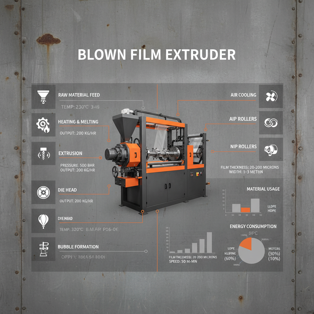 blown film extruder machine