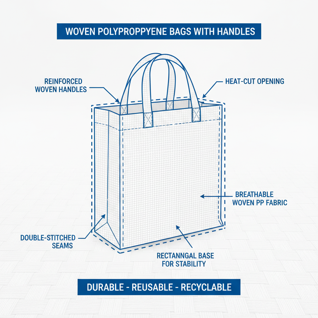 woven polypropylene bags with handles
