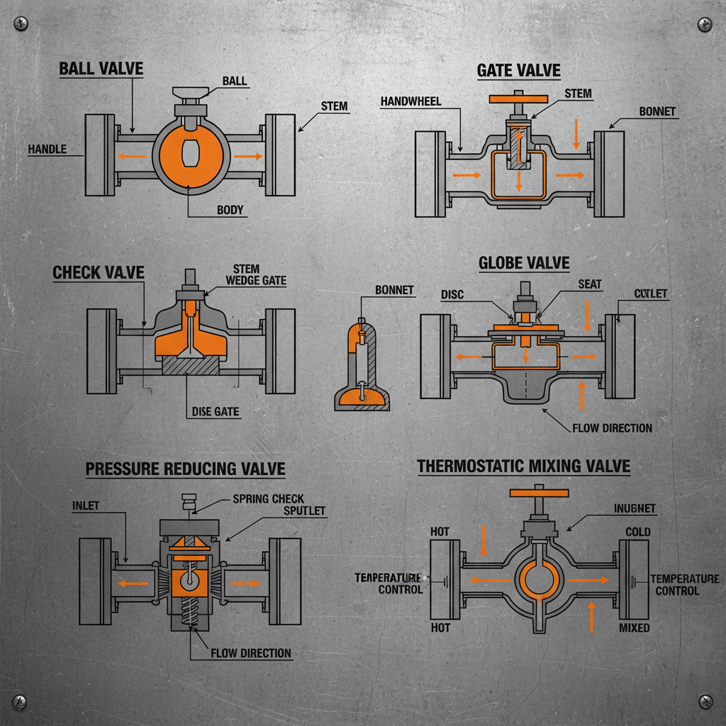 Understanding the Diverse Types of Valves in Plumbing Systems