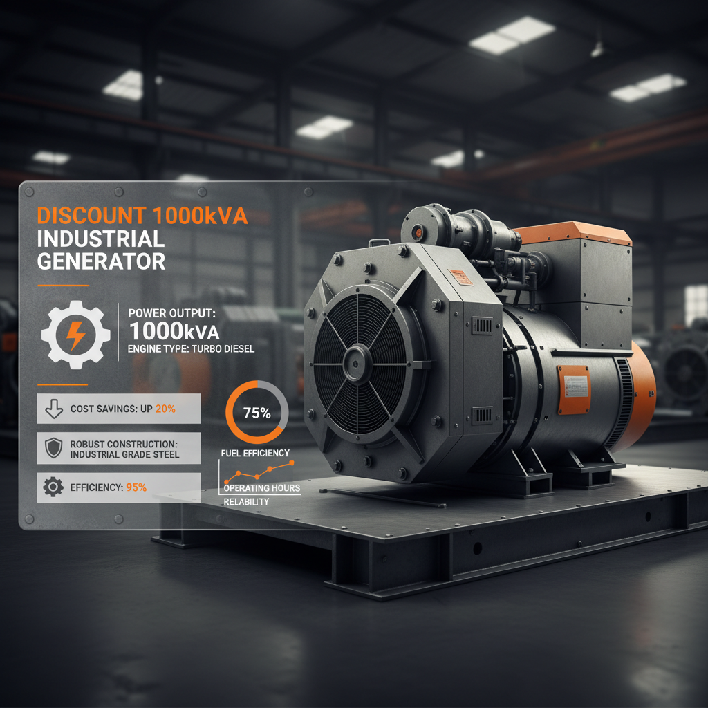 Discount 1000kva generator