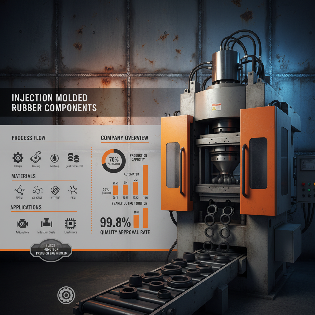 Injection molded rubber parts company