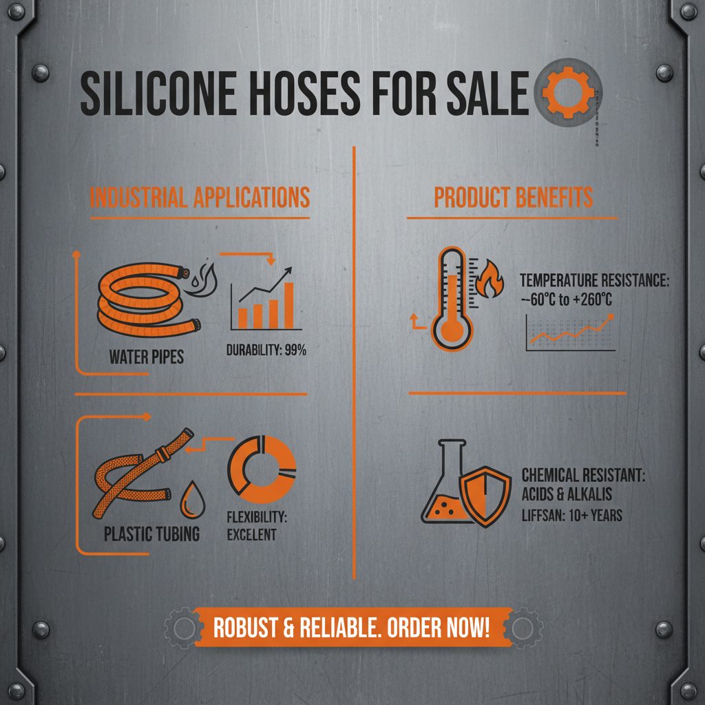 Find High Quality Silicone Hose for Sale for Industrial and Automotive Use