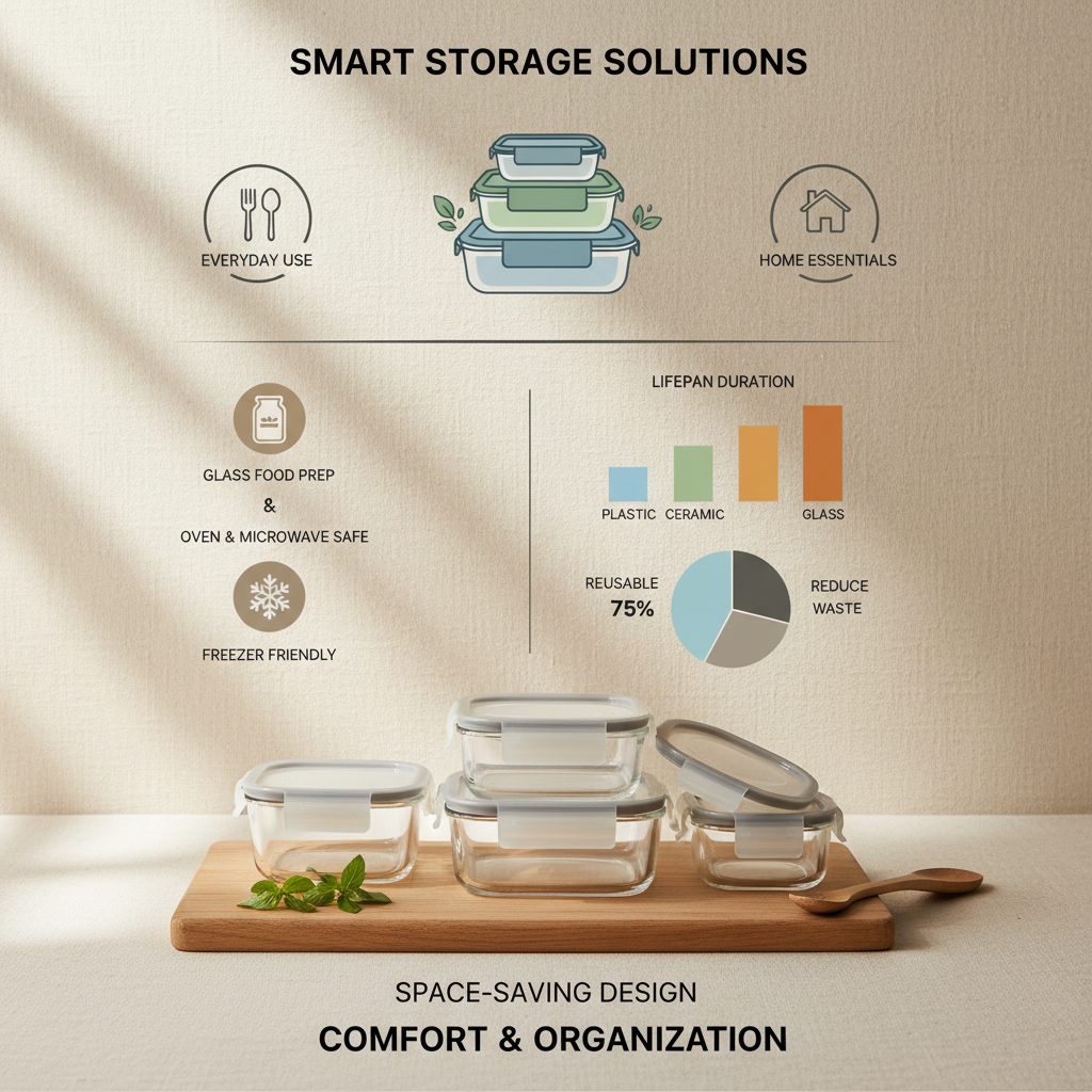 glass food storage container