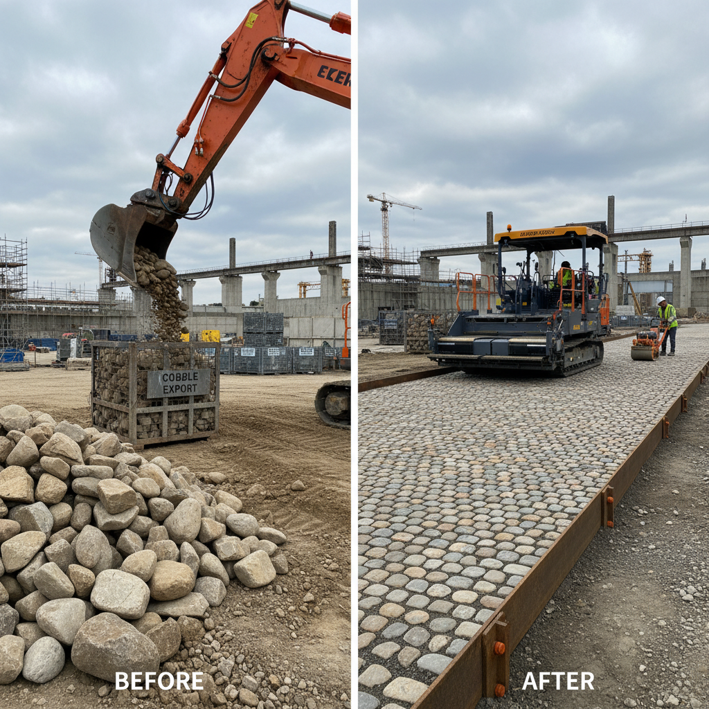 A Robust Cobble Pathway Approach for Sustainable Infrastructure Development