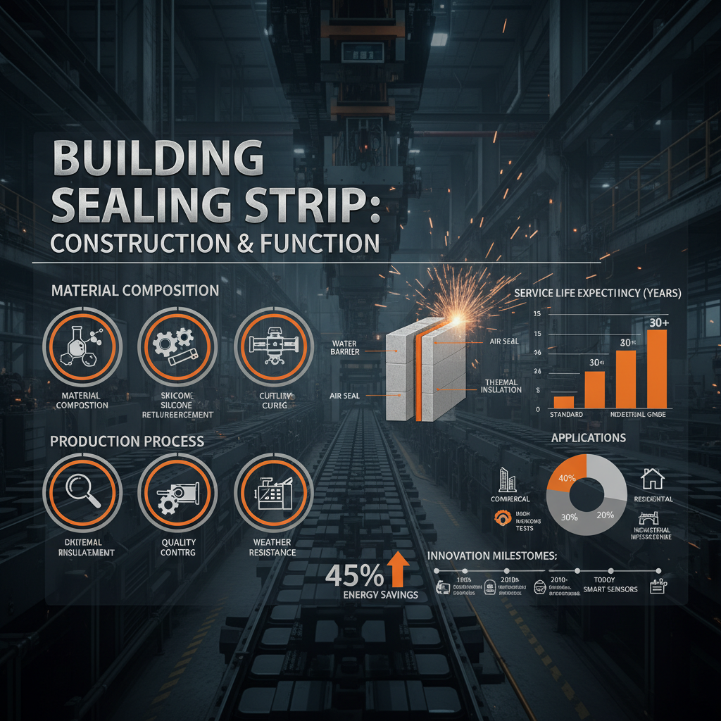 Optimizing Building Performance with Advanced Building Sealing Strip Solutions