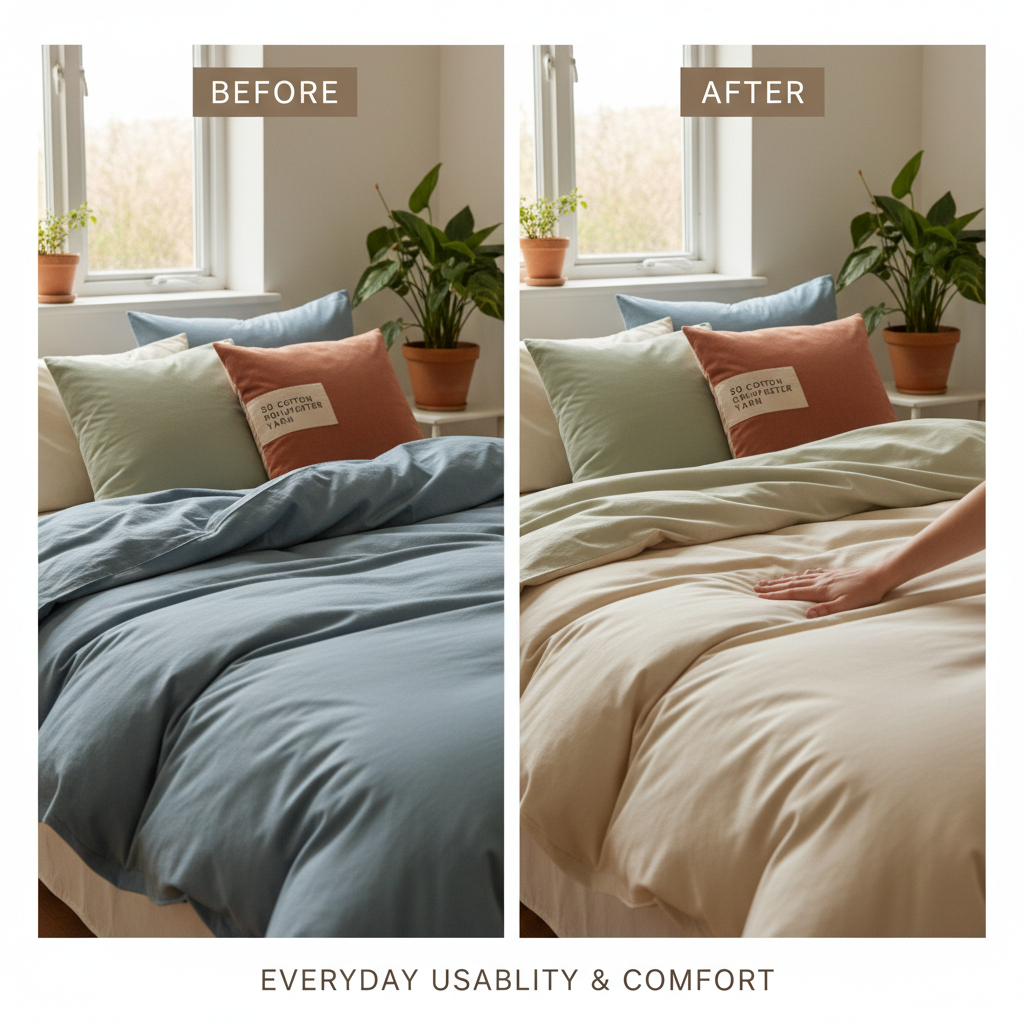 Exploring the Versatility of 50 Cotton 50 Polyester Yarn and Its Global Impact