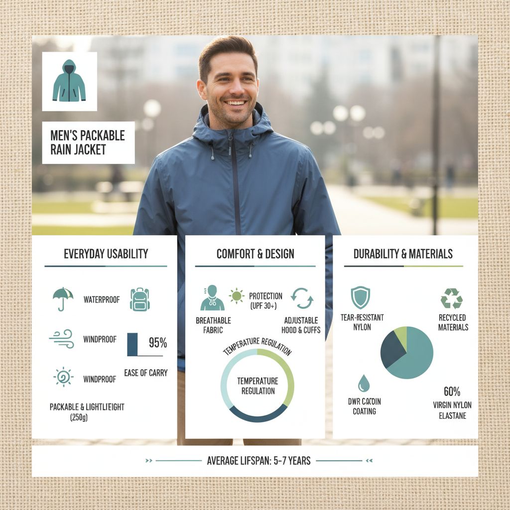 Essential Guide to Men's Packable Rain Jackets for Outdoor Adventures