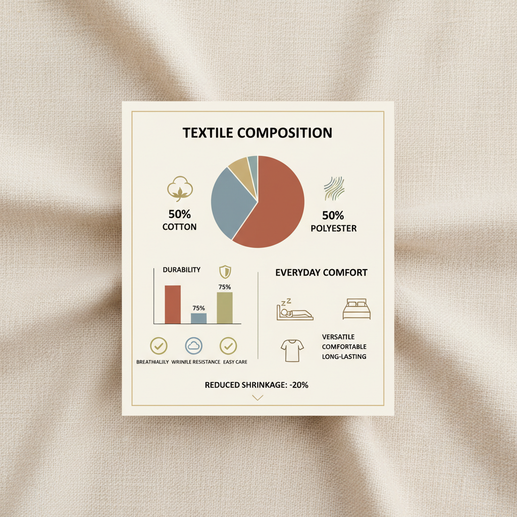 Exploring the Versatility of 50 Cotton 50 Polyester Yarn and Its Global Impact