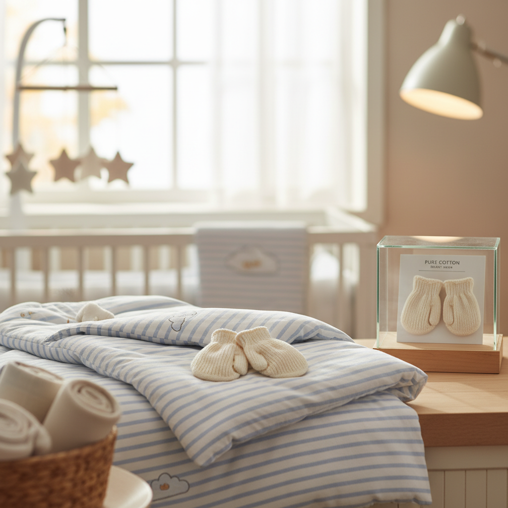 Protecting Newborns with 100 Cotton Knitted Infant Glove Essentials