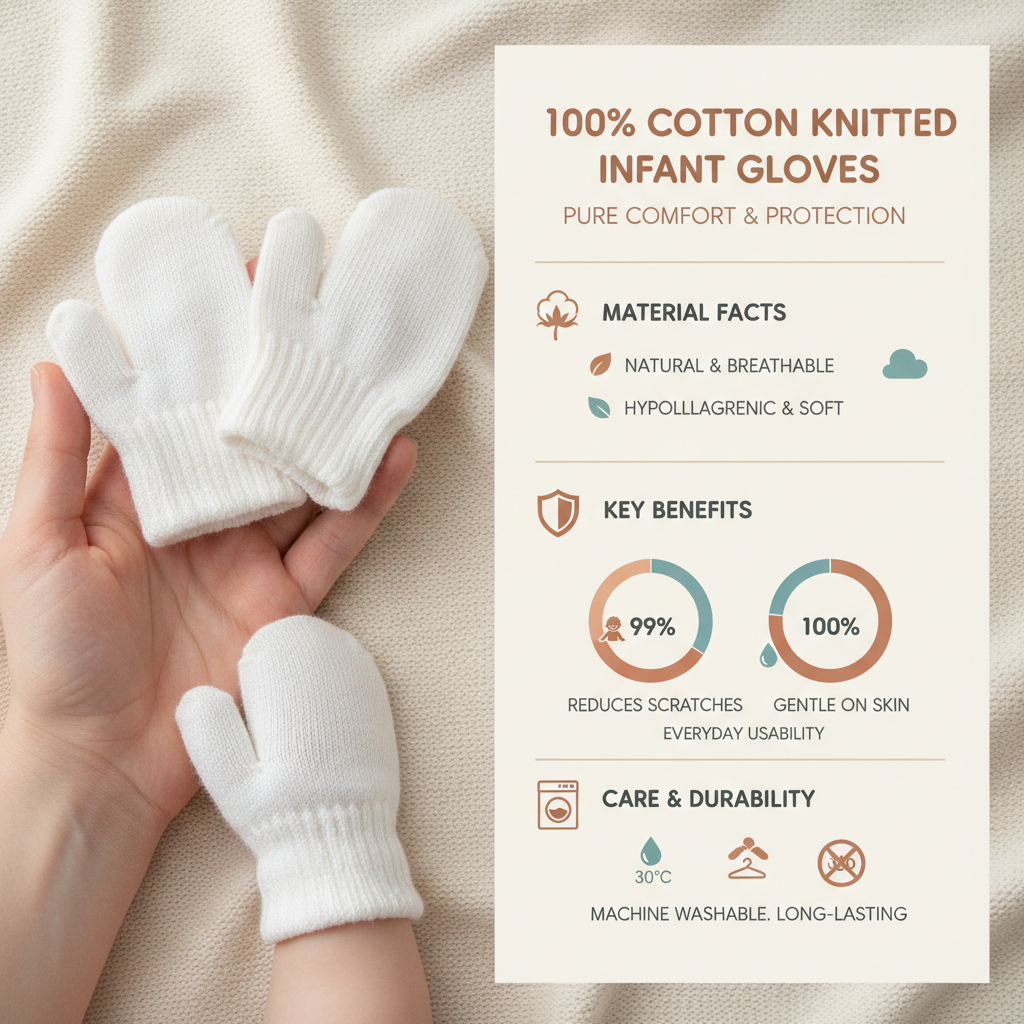Protecting Newborns with 100 Cotton Knitted Infant Glove Essentials