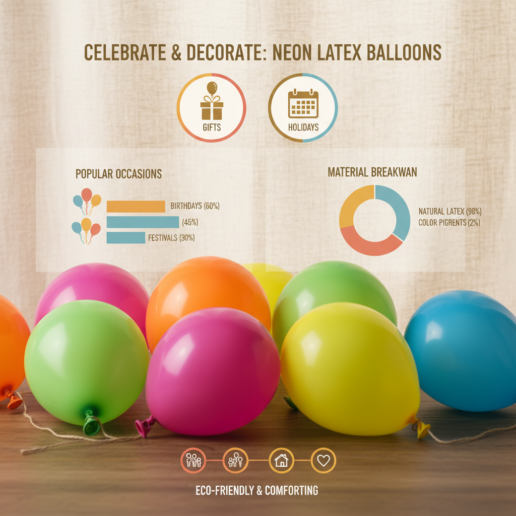 Exploring the Vibrant World of Neon Latex Balloons and Their Diverse Applications
