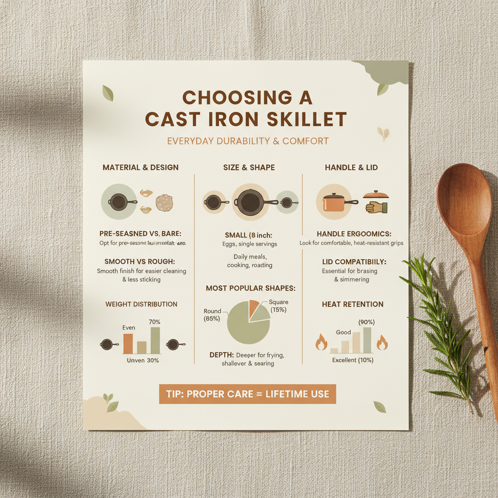 Unlocking Culinary Excellence by choosing a cast iron skillet for Generations