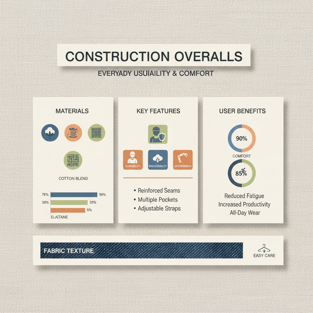 The Essential Role of Construction Overalls in Worker Safety and Productivity