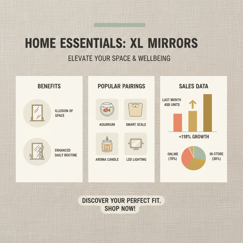 Discover the Versatility and Elegance of XL Mirrors for Sale